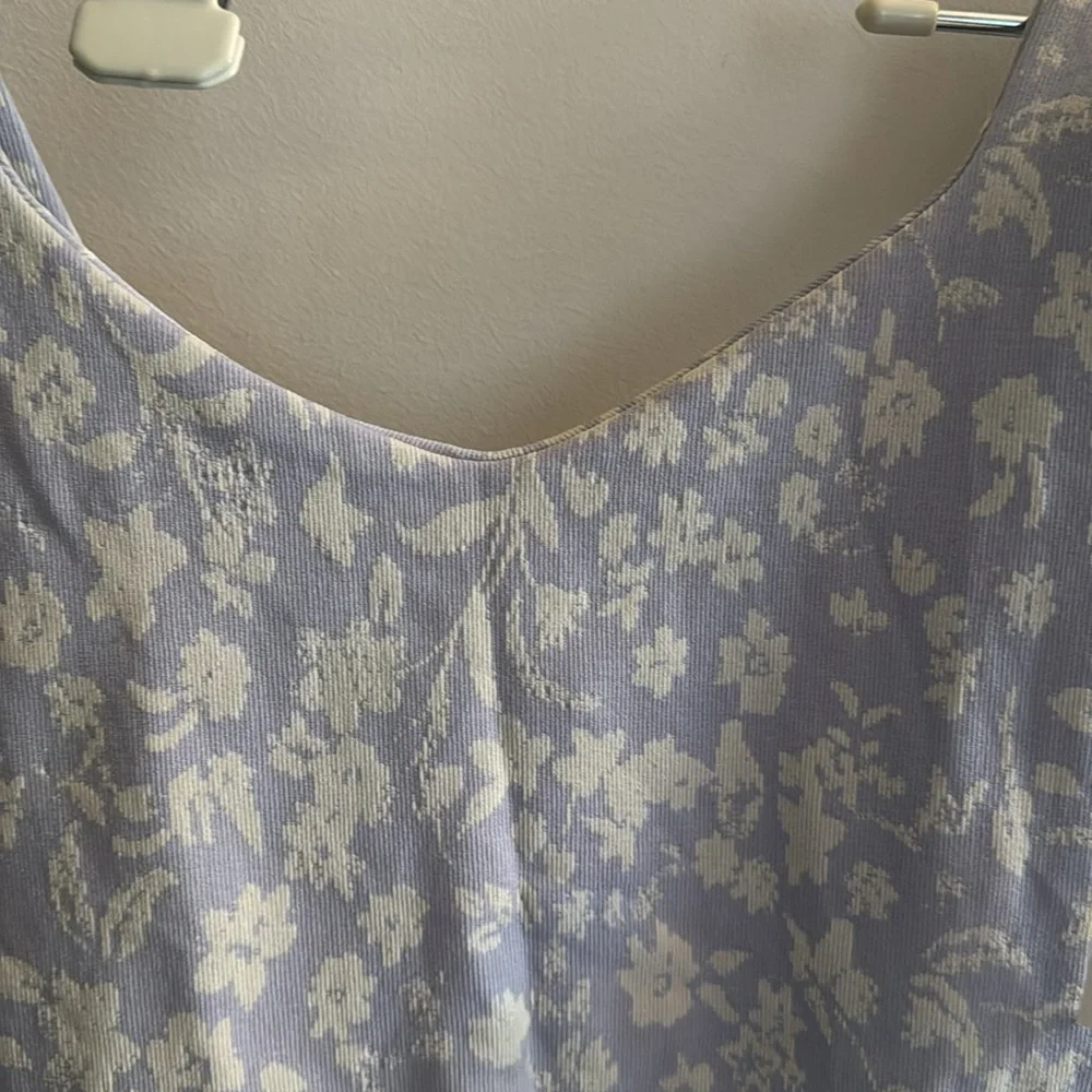 Free People Lavender Floral Bodysuit - Picture 3 of 6